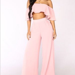 Blush two piece set